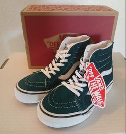 Childrens Vans Brand New (Forest Green)