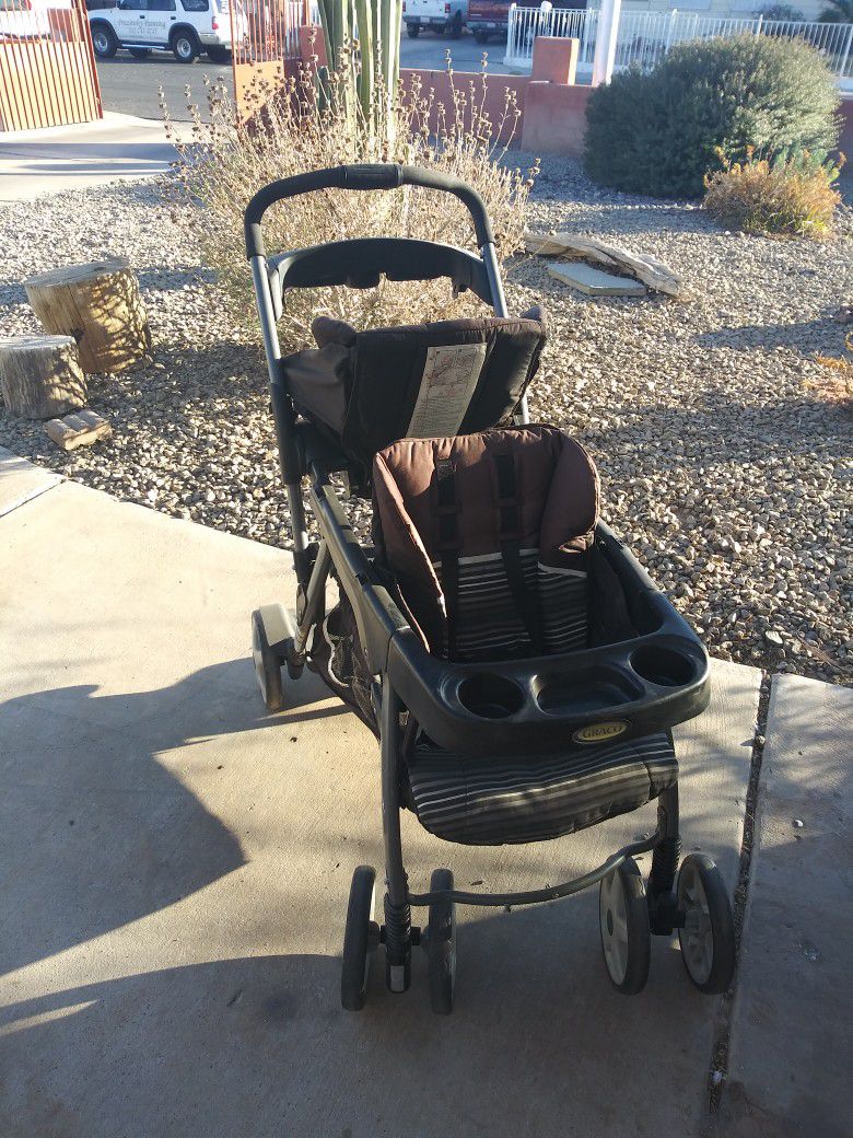 Graco Double Stroller sit and stand