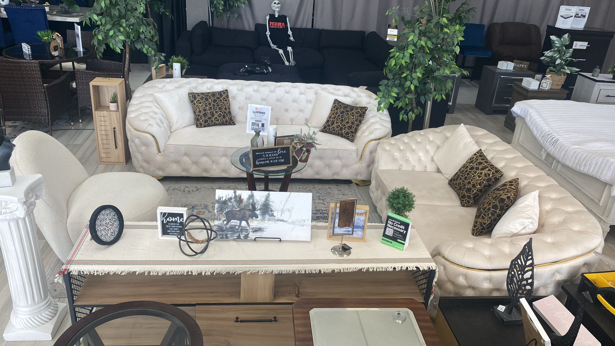Ivory sofa Set Delivery available 