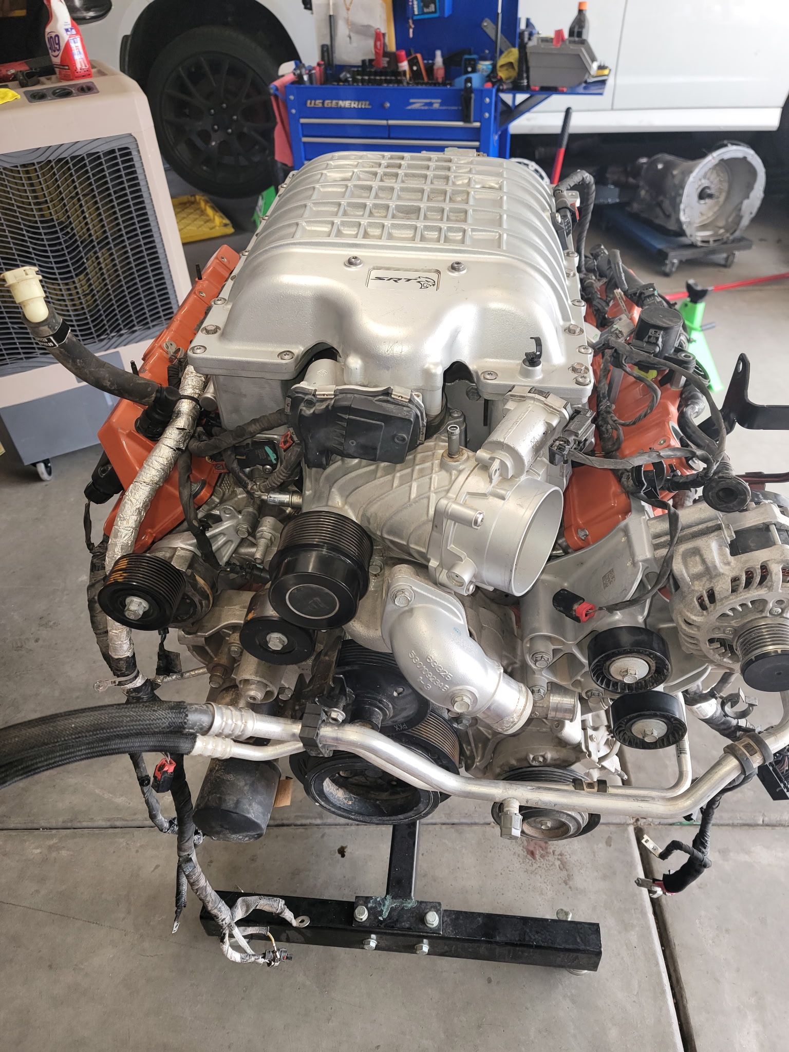 2022 Dodge Ram TRX 6.2L Supercharged Hellcat Engine + OEM Blower (Complete Setup