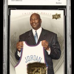 Michael Jordan 2009-10 Upper Deck Michael Jordan Legacy CollectMichael Jordan 2009-10 Upper Deck Michael Jordan Legacy Collection Gold #95 (BCCG 10) b