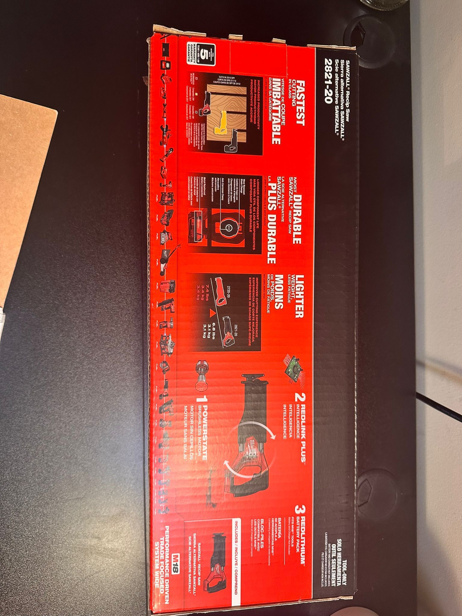 Milwakee Reciprocating Saw And Batteries 