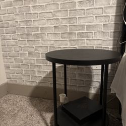 Black Side Table 