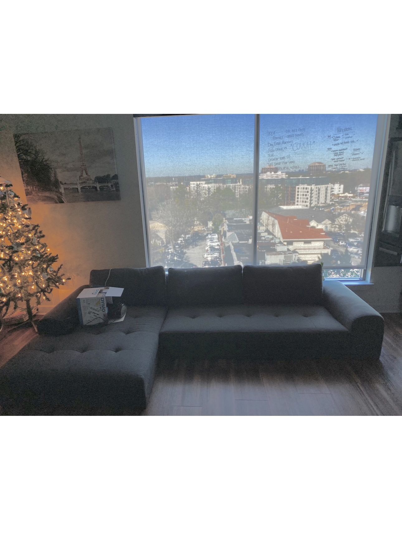 Grey Modern L Shaped Sectional