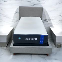 Twin Bed Frame And Néctar Mattress 