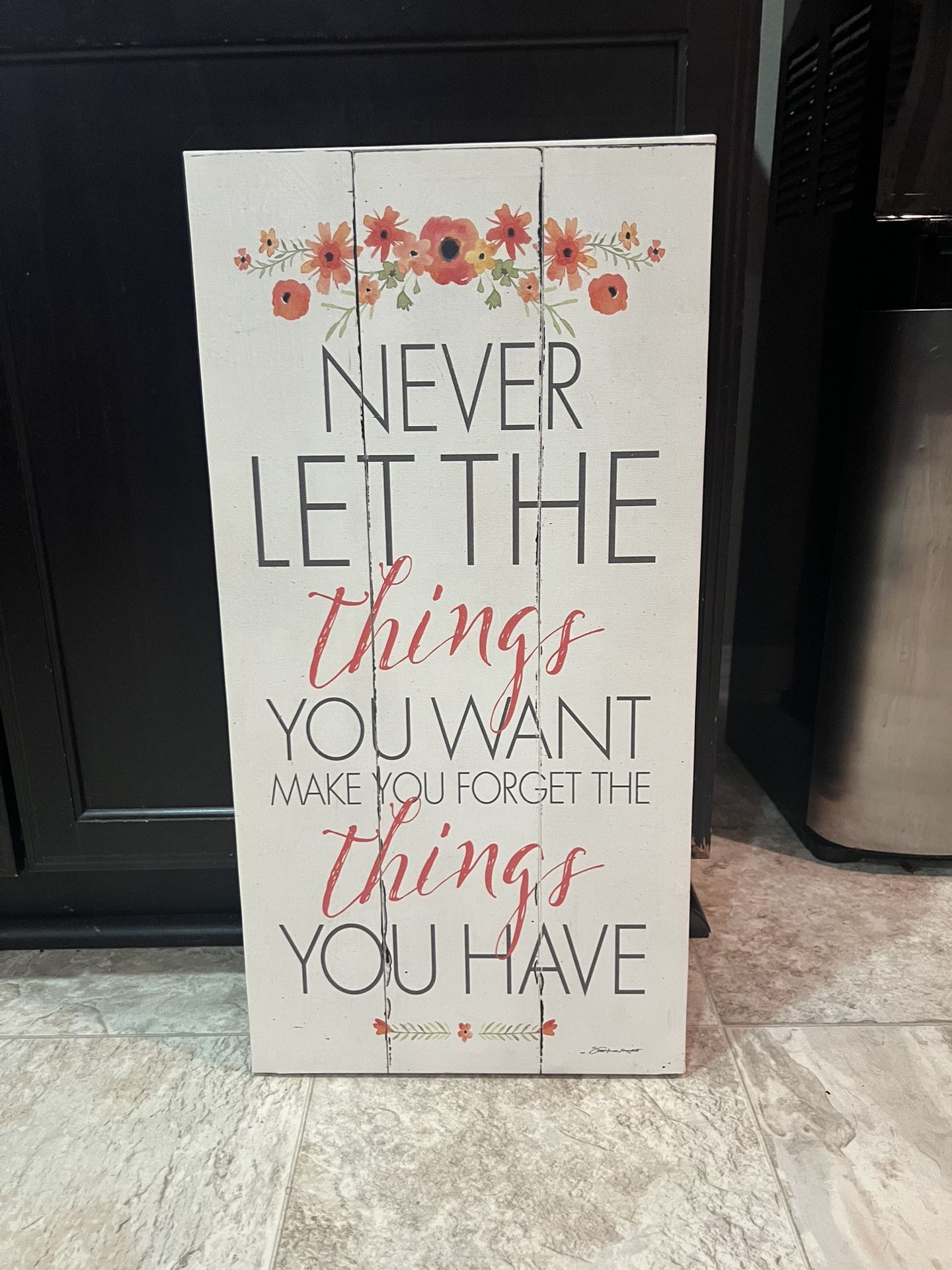 Canvas wall Sign
