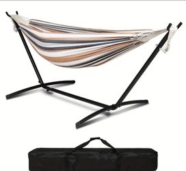 9ft steel hammock with stand
