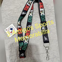 Los Angeles Dodgers Mexican Colors Long Lanyard 