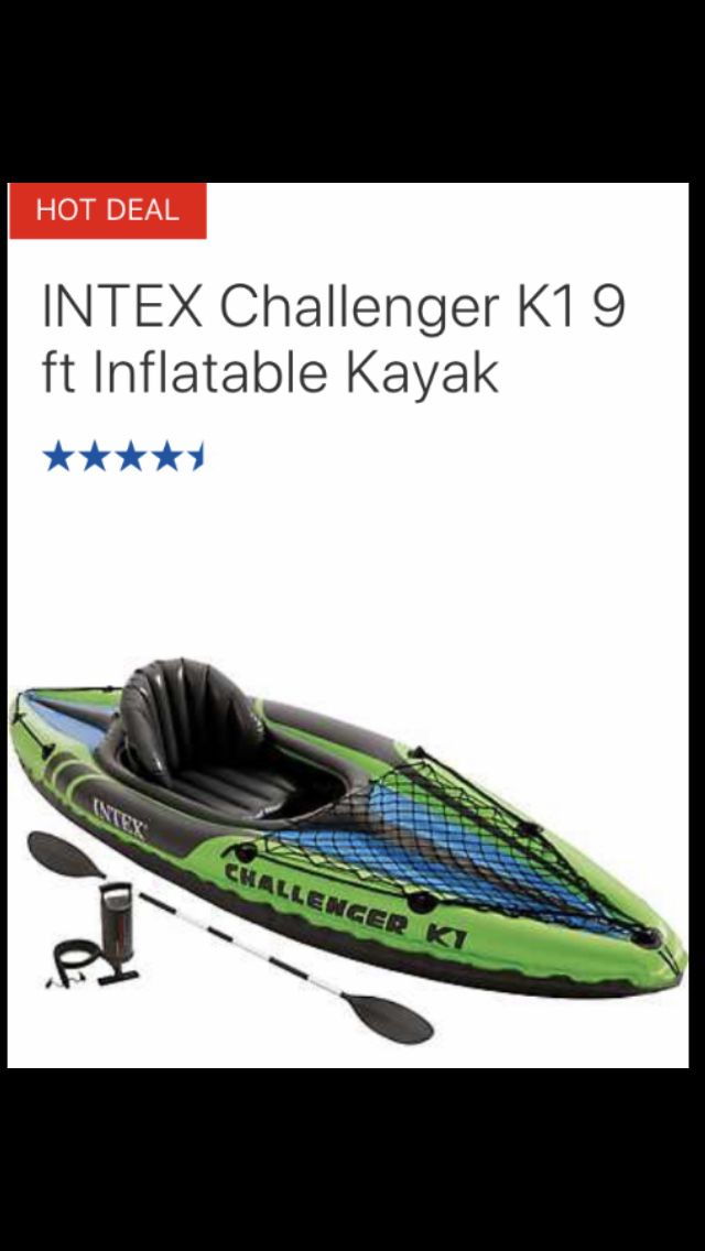 INTEX Challenger K1 (9 foot Kayak).