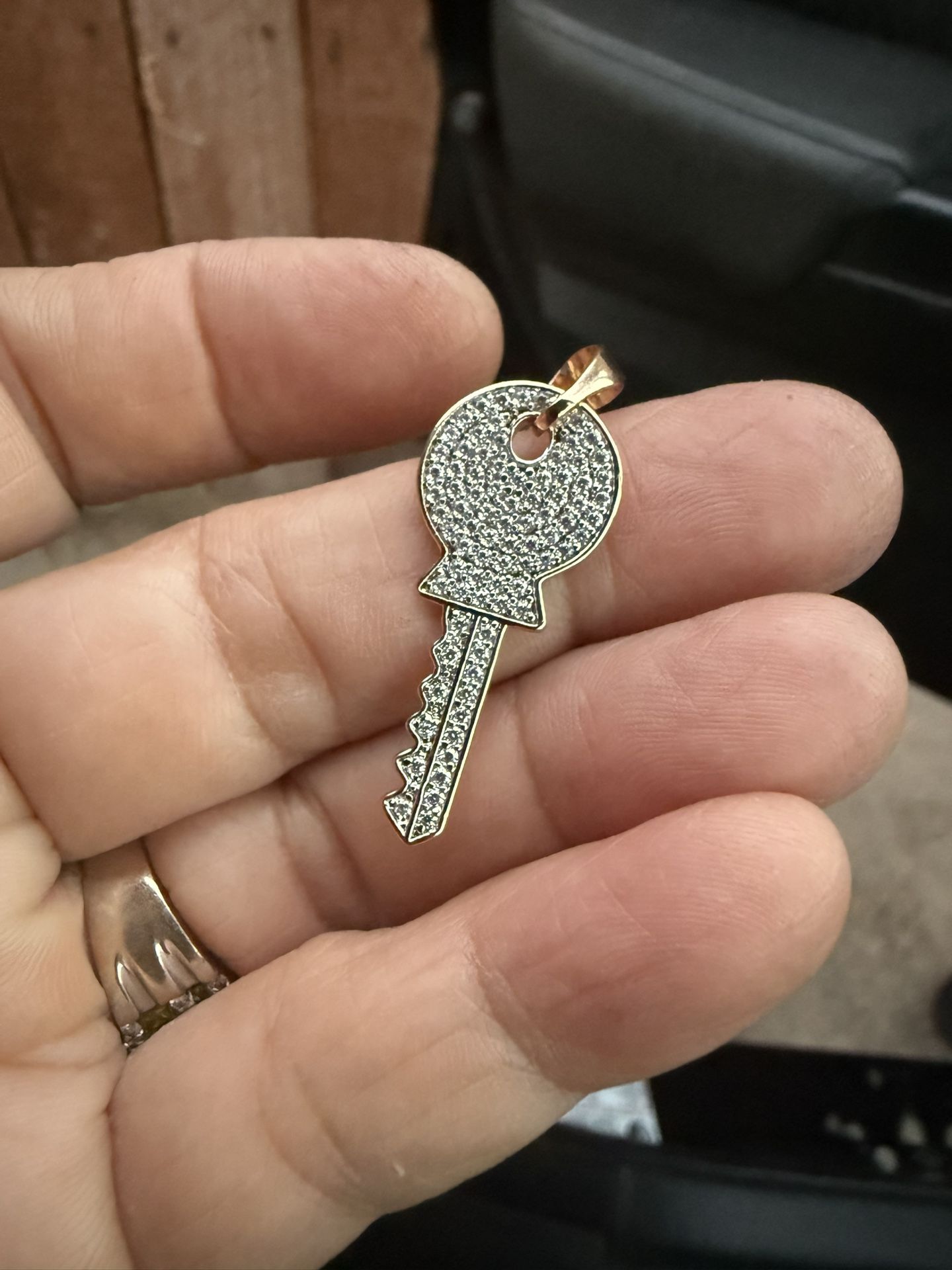 14k gold plated pendant