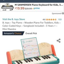 B Toys Kid's Piano