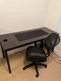 Desk and chair - office - gaming set