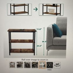 3-Tier Console Table Hall Table 