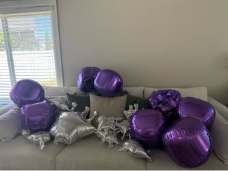 Leftover Party Balloons Queen princess theme