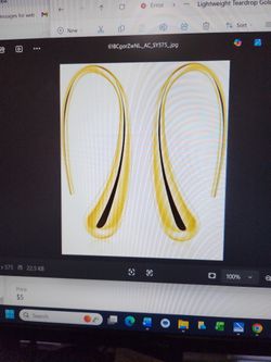 Lightweight Teardrop Gold Hoop Earrings For Women