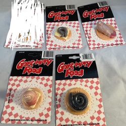Four Piece, Gory, Crackers, Bugs, Fingers, Halloween Prop Degration