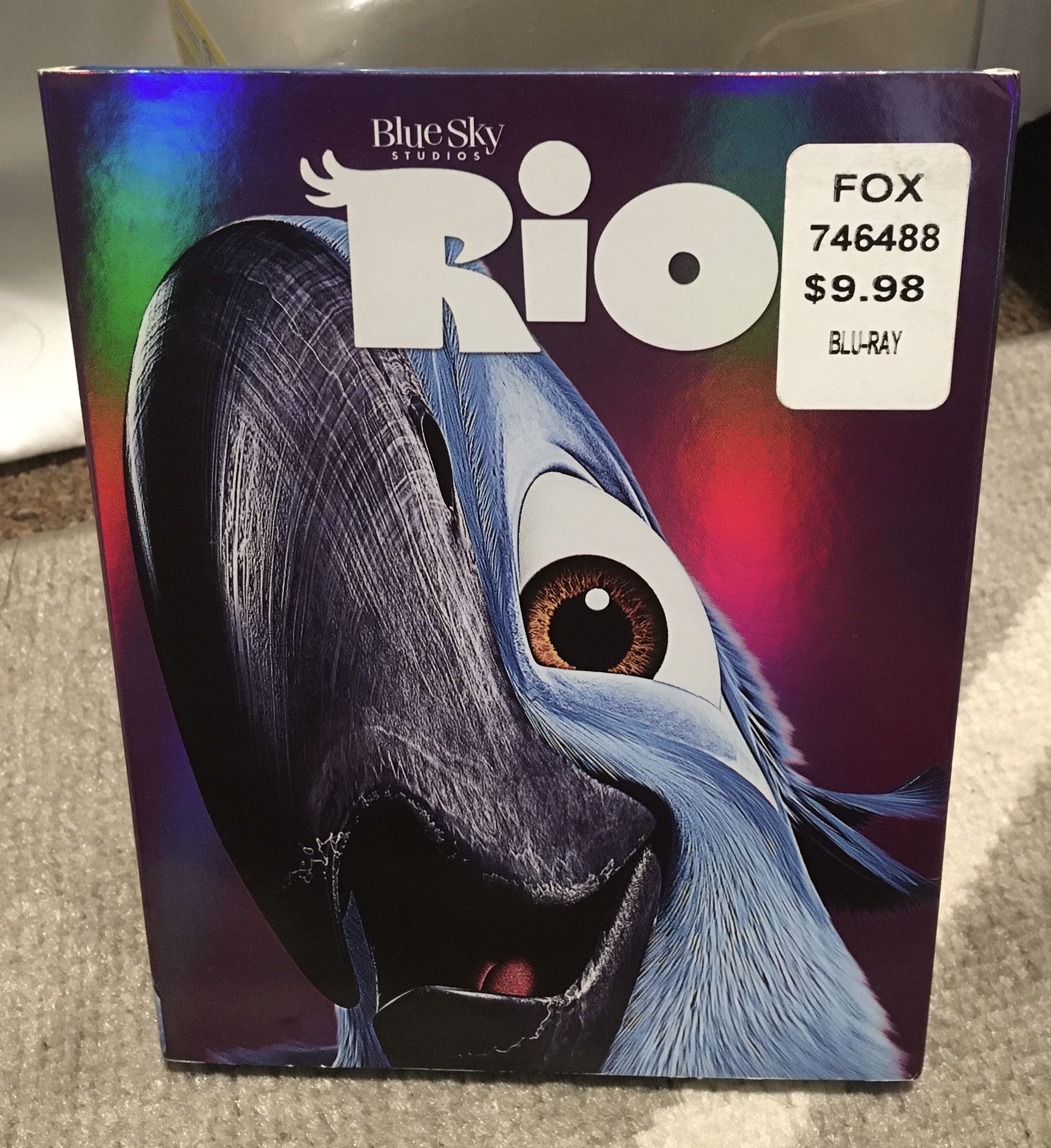 Rio With Slip Cover Bluray Movie