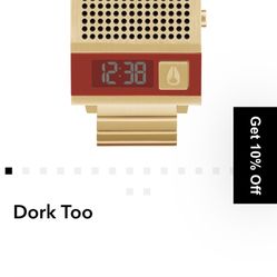 NIXON Dork Too Bracelet Watch, 34mm Brand New 