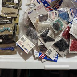 83 Packs Of Opened Beads