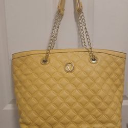 NEW VERA WANG BIG YELLOW BAG