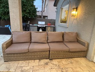 Outdoor Couch and Loveseat