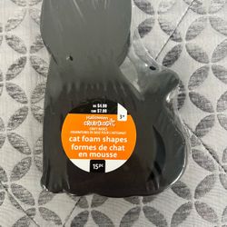 Creatology Black Cat Foam Shapes – 15 Pack