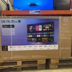 65 “ LG smart 4K EVO OLED HDR 144HZ C5 65C5 TV 