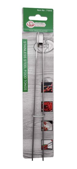 Uniware 8 Inch Stainless Steel Food Tongs