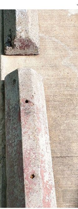 2 Concrete Parking Bumper (wheel stop) 34.5 Inches long By 8 Inches Wide $30 Each