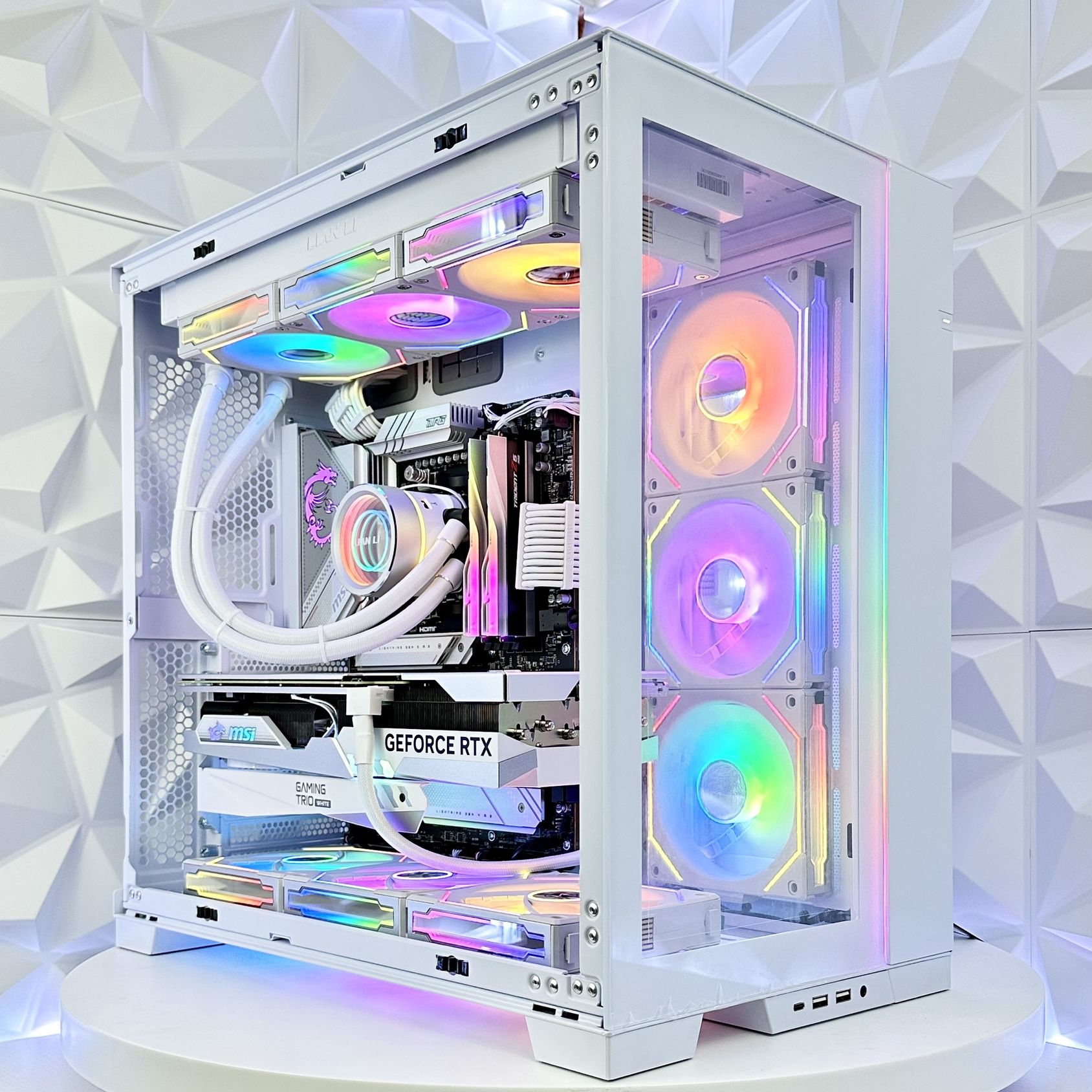 *Payment Plans Available* White RTX 4070 Ti Super AMD Ryzen 7 7800X3D 2TB SSD DDR5 RGB Gaming PC