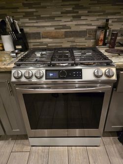 Samsung gas range with air fryer convection dehydrator