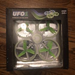 UFO 1 Interactive LED Stunt Drone. Remote Control Drone, Small RC Quadcopter for Kids /Beginners.