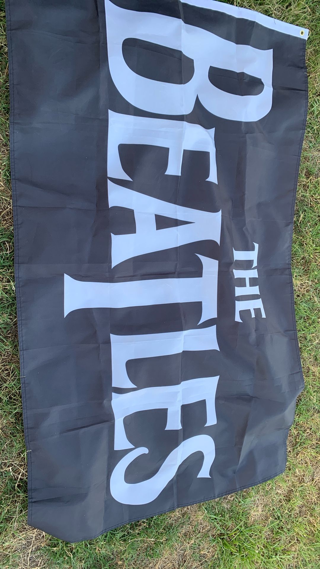 THE BEATLES LARGE FLAG, POLE NOT INCLUDED