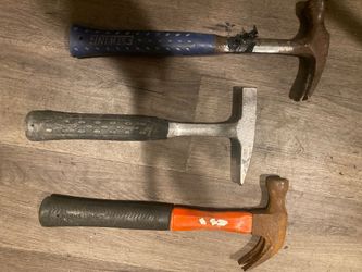 Lot of 3 Used Hammers Estwing Craftsman