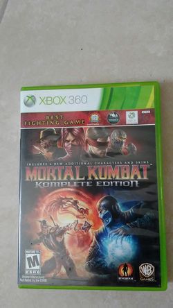MORTAL KOMBAT CD for XBoX 360