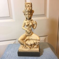 Goddess Figurine Playing String Instrument