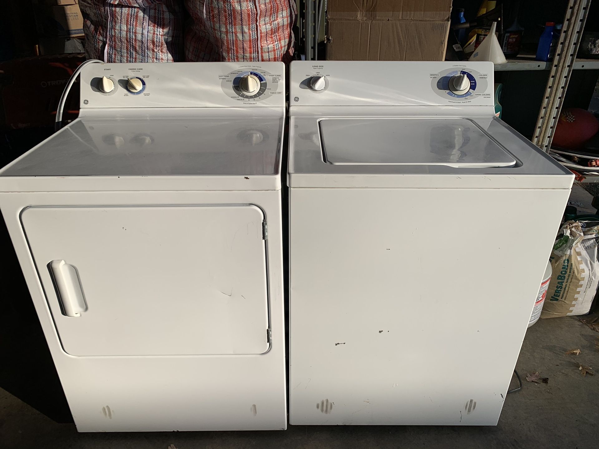 General Electric Washer and Dryer