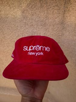 Supreme corduroy classic logo gore Tex hat