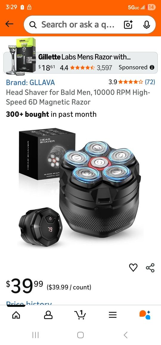 Head Shaver For Bald Men 