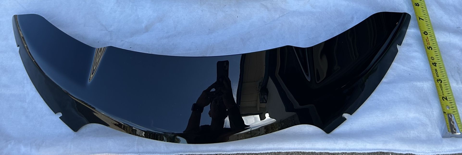 Road glide 2015-2021 Harley Davidson low profile 4 1/4” pitch black windshield