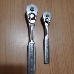 vintage craftsman usa tools  3/8-1/4 -Drive -V- series  ratchet