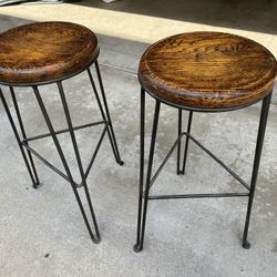 Restoration hardware Bar Stools X2