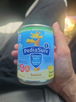 Banana and vanilla pediasure