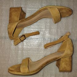 Faux Suede Sandals 