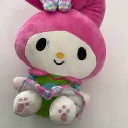 Hello Kitty and Friends 12-Inch My Melody Neon Plush New Toy Gift