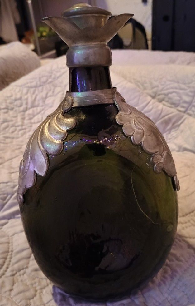 Danish Silversmith Pewter on Collectable Denmark Bottle