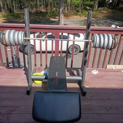 Basic entry level Bench or great for teens or women plus preacher attachment