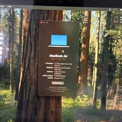 2020 MacBook Air Intel i5 – Good Condition – No Charger