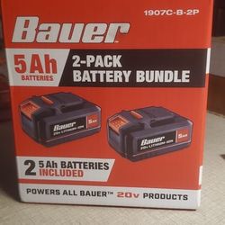 BAUER 2 PACK BATTERY BUNDLE