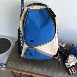 Little league Baseball Bag And Bat And Helmet